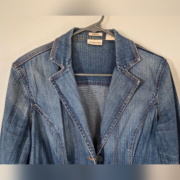 St John's Bay Denim Jacket size Medium - Picture 4 of 5